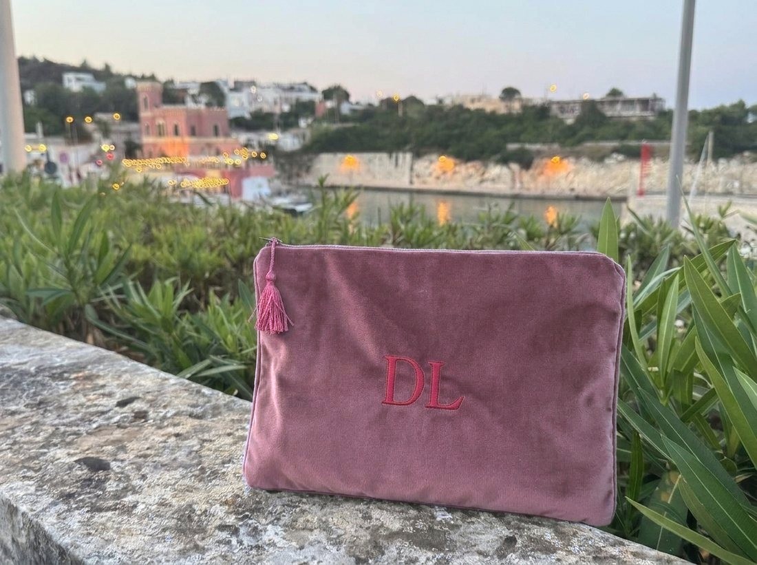 La pochette · Velluto grande — Rosa Antico